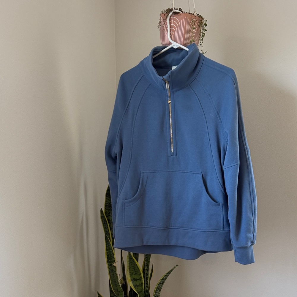 lululemon athletica Midweight Pullover in Slate Blue